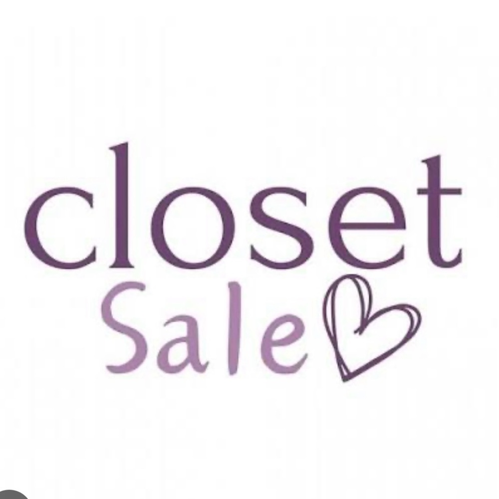 Purple Closet Sale Sign